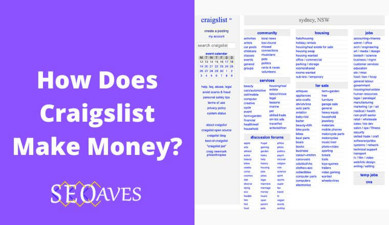 How Does Craigslist Make Money